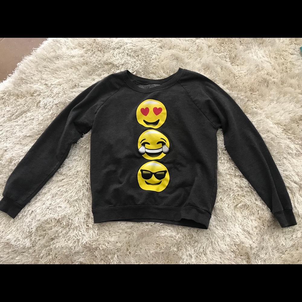 Sweatshirt-emoji print